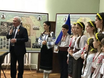 Expozitie foto-documentara ”Unirea Basarabiei cu Romania - primul pas spre intregirea Tarii”, Chisinau, 27 martie, 2018