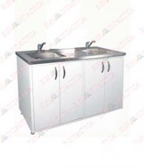Masa Laborator, 2 chiuvete(1200x700x900mm)