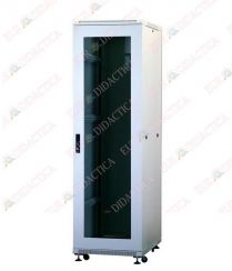 Dulap metalic SERVER, 1 usa plina si 1 din sticla (600x600x1600mm)