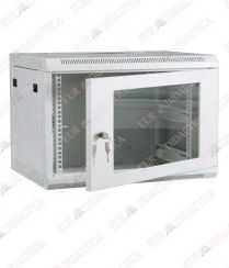 Dulap metalic SERVER, 1 usa plina si 1 din sticla (600x600x415mm), montare in perete