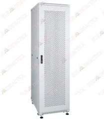 Dulap metalic SERVER, 1 usa plina si 1 perforata (600x600x1600mm)