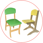 Scaune lemn/placaj