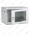Dulap metalic SERVER, 1 usa plina si 1 din sticla (600x600x775mm), montare in perete