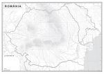 Tara mea si neamul meu. Harta pentru copii (fata) /harta de contur (verso)