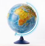 GLOB GEOGRAFIC ÎN RELIEF (DUO) CU INTERACTIVITATE  VR  (25CM) 